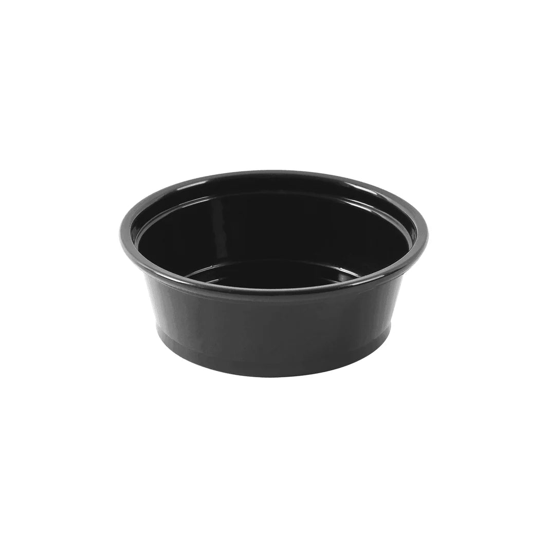 1.5 oz PP Plastic Portion Cups, Black