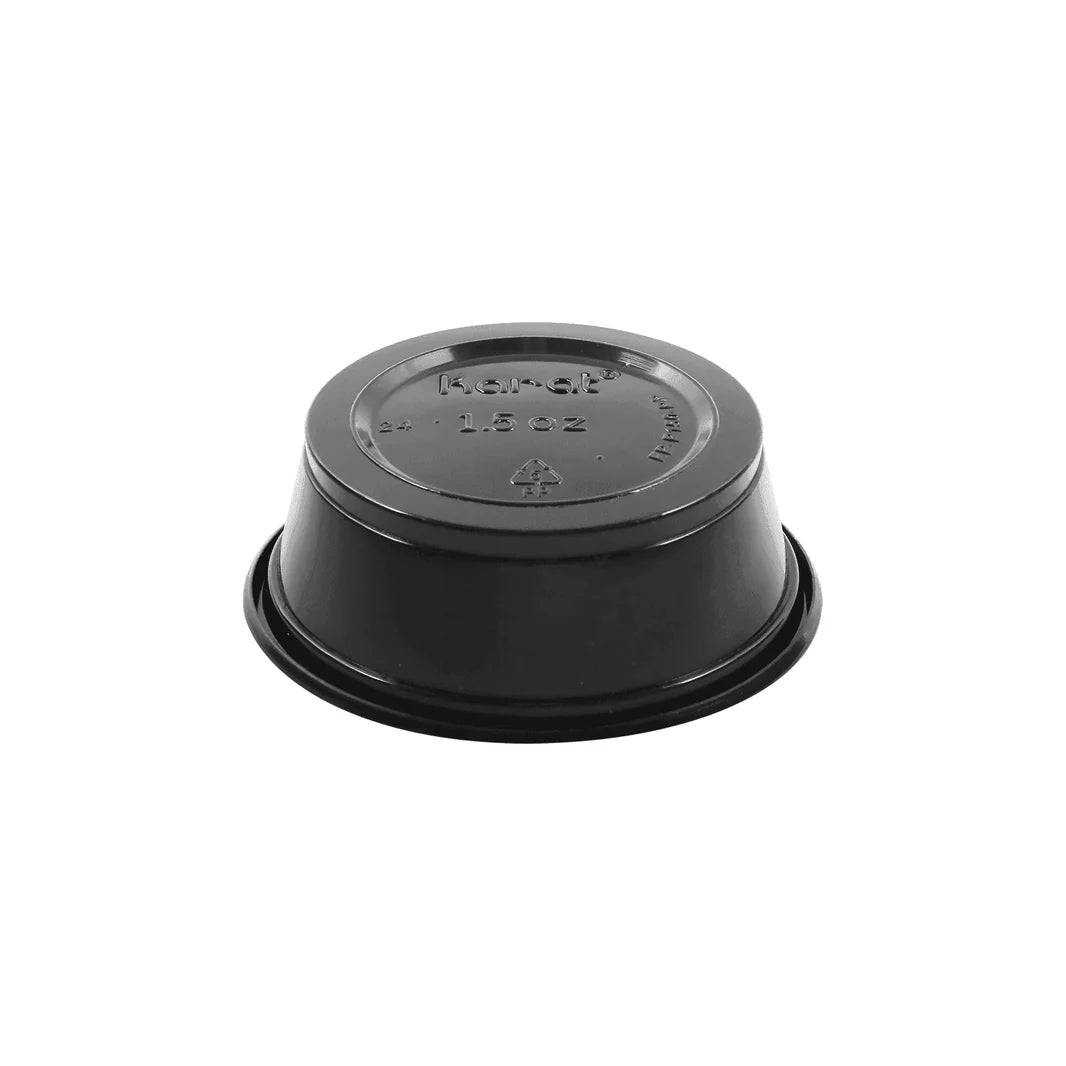 1.5 oz PP Plastic Portion Cups, Black