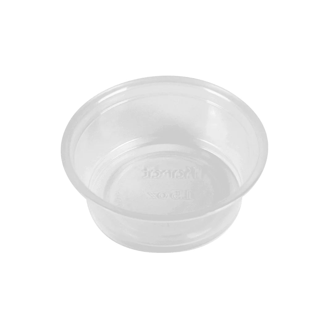 1.5 oz PP Plastic Portion Cups, Clear