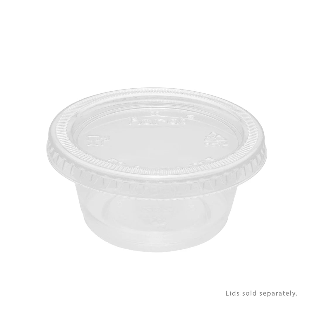 2 oz PP Plastic Portion Cups, Clear