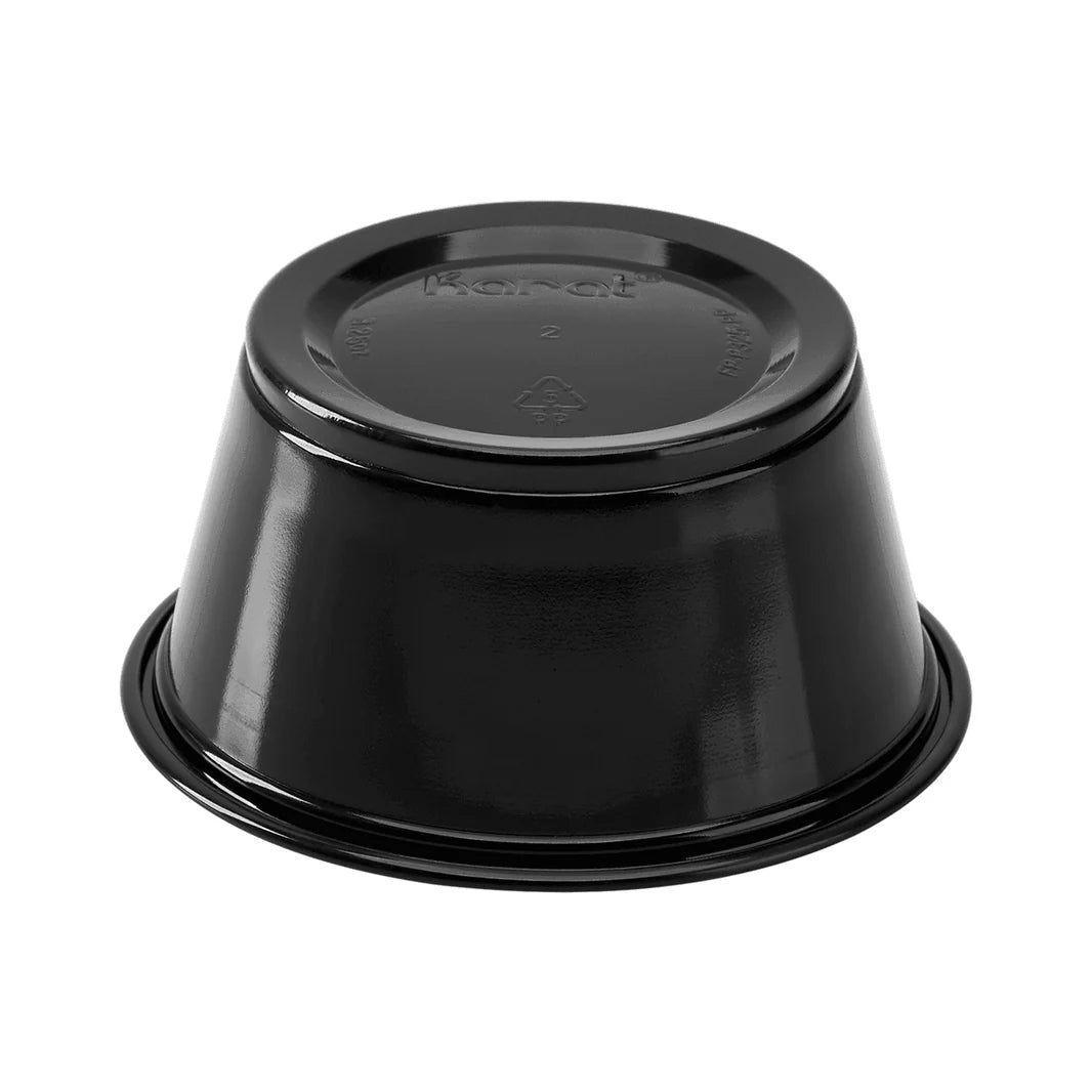 3.25 oz PP Plastic Portion Cups, Black