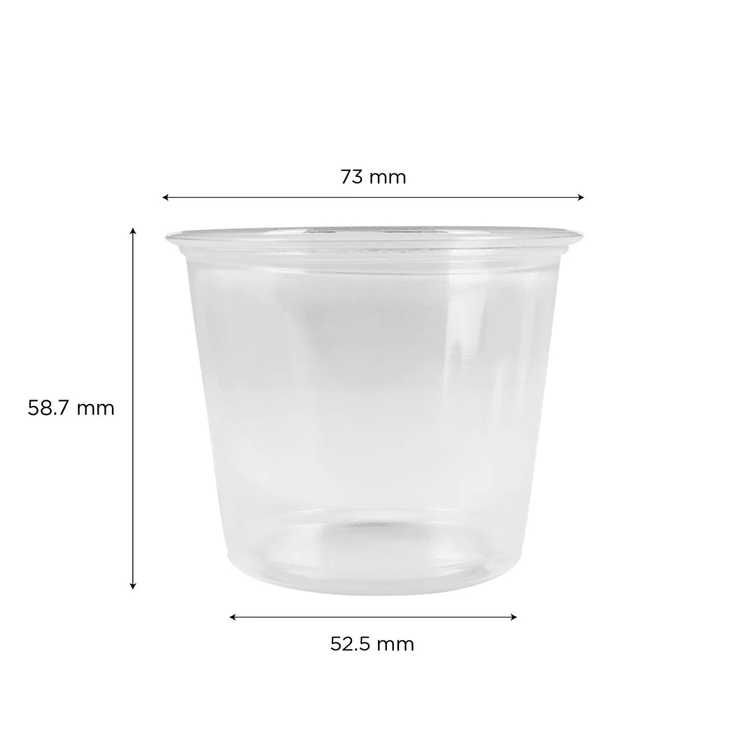 5.5 oz PP Plastic Portion Cups, Clear