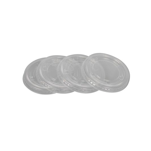 3.25 oz - 5.5 oz PP Plastic Portion Cup Lids (73mm)
