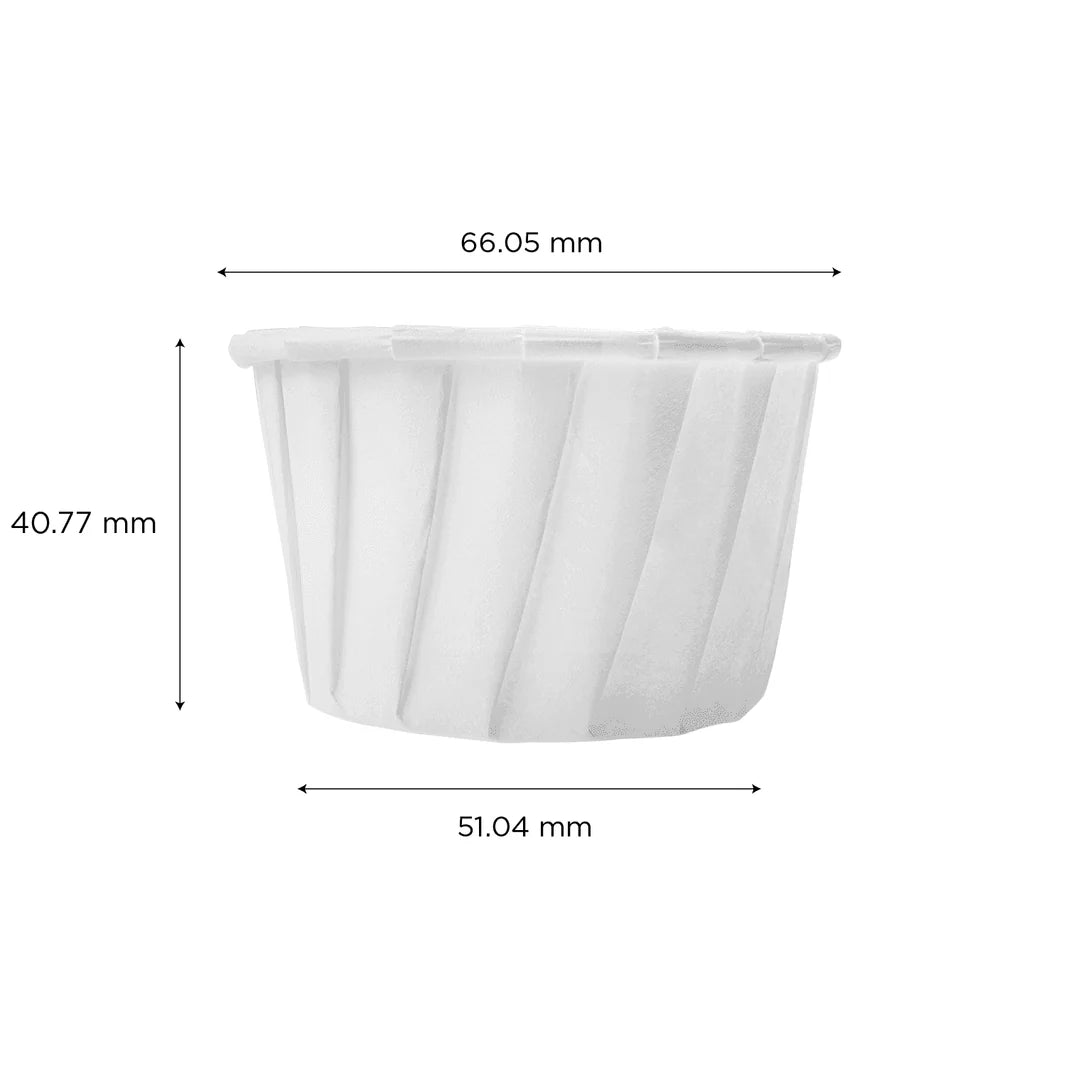 3.25 oz Paper Portion Cups, White