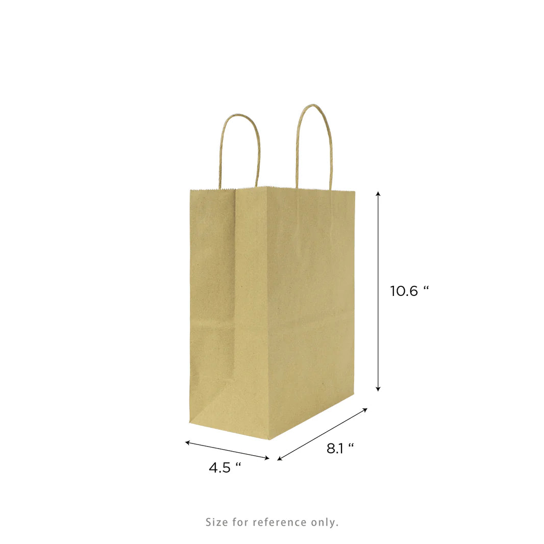 Balboa Paper Shopping Bags (Small), Kraft