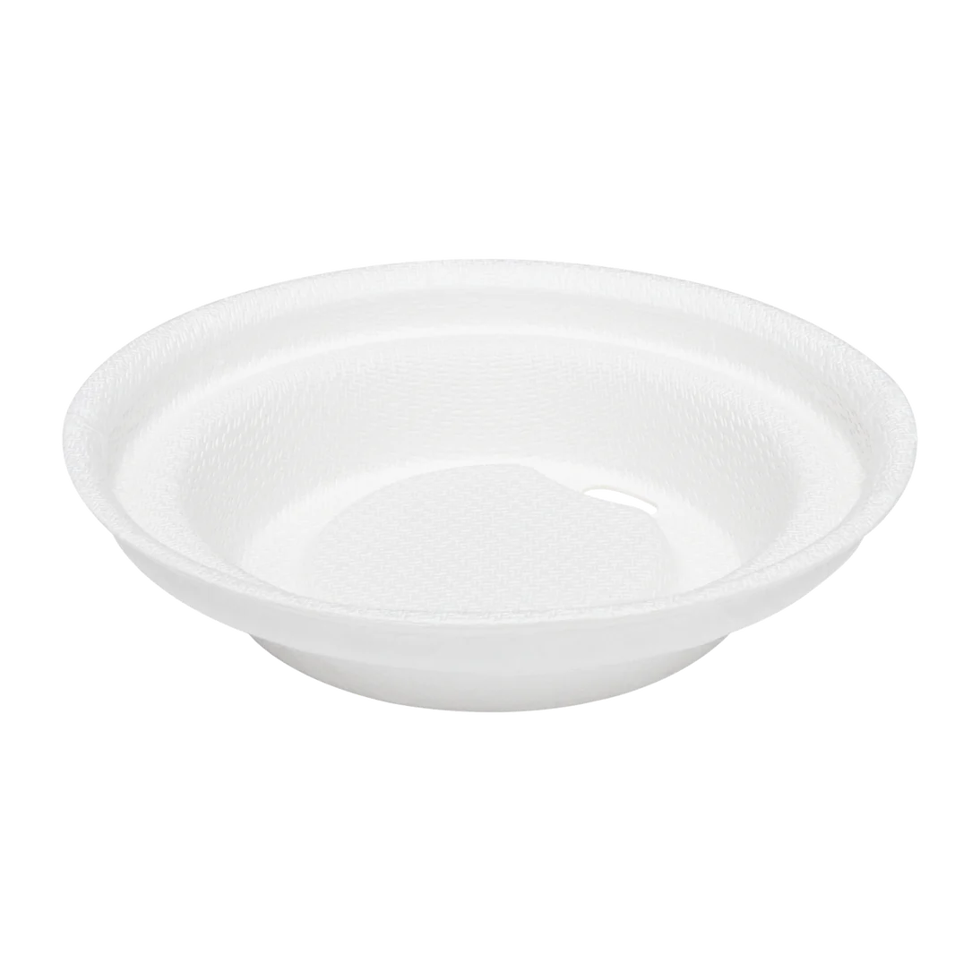 80mm Bagasse Sipper Dome Lid for 8oz Hot Cup, White