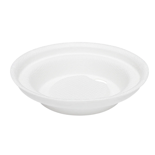 80mm Bagasse Sipper Dome Lid for 8oz Hot Cup, White