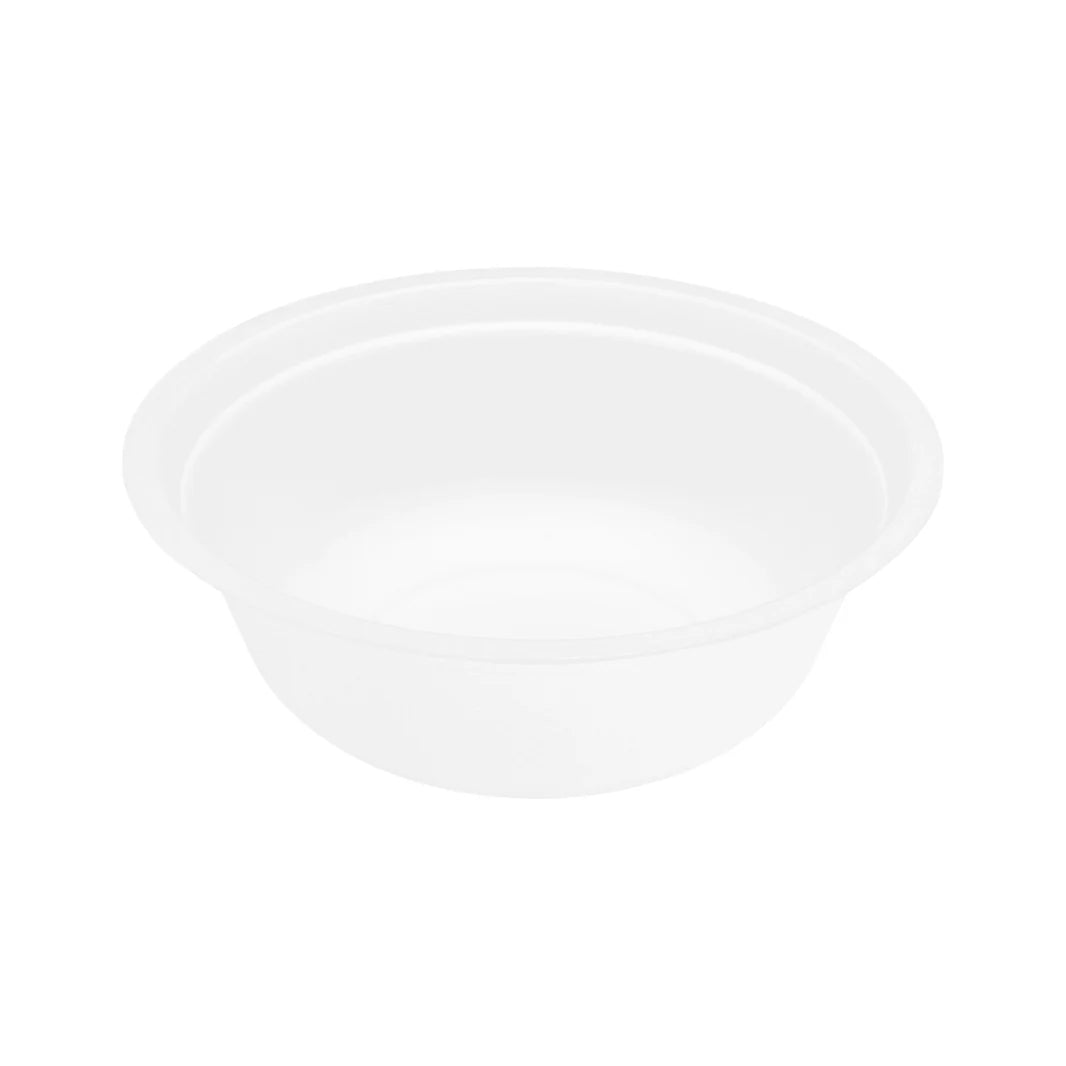 16oz PFAS Free Bagasse Rice Bowl, White