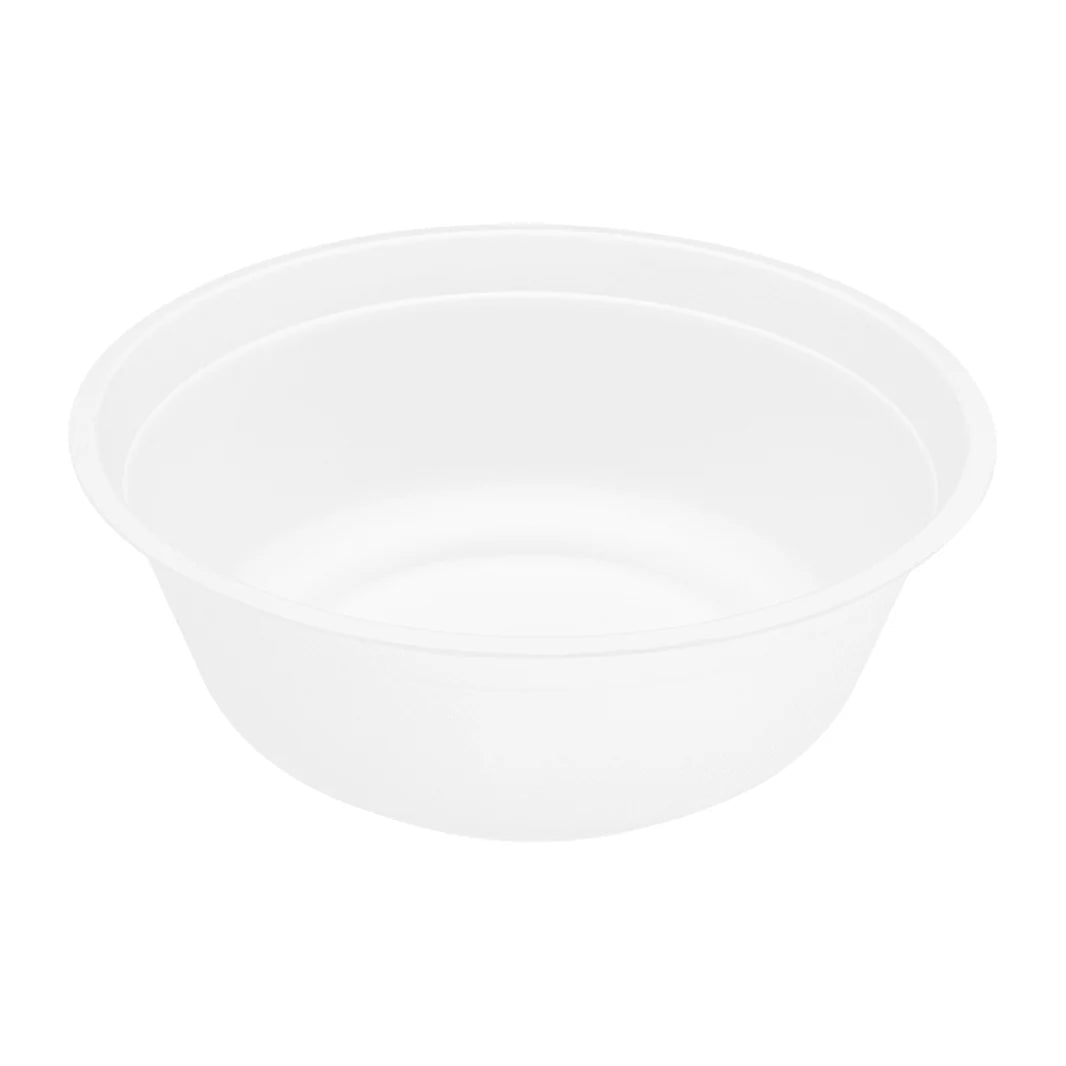 32oz PFAS Free Bagasses Rice Bowl, White