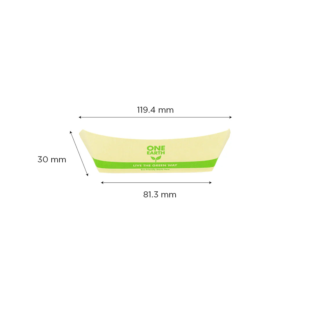 0.5 lb Bamboo Natural Food Tray , Generic Print