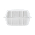 6" x 6" Mineral Filled PP Hinged Container, White