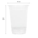 78mm 10oz PLA Cup, Clear