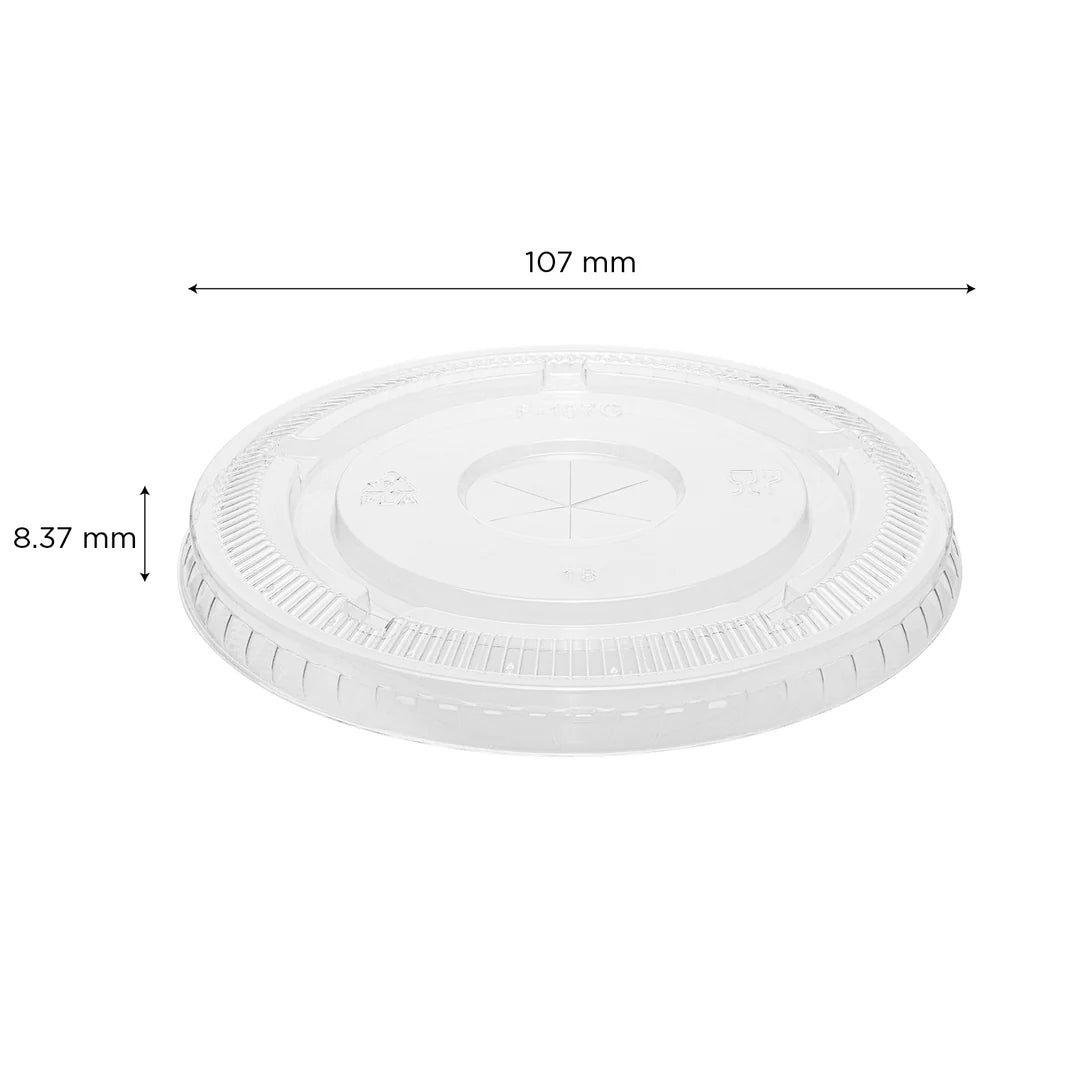 107mm PLA Flat Lid for 32oz Cup