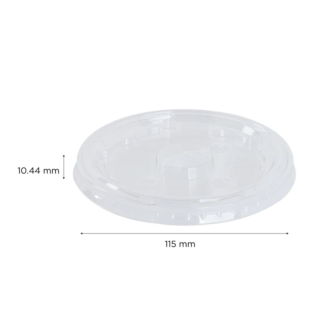 115mm PLA Flat Lids for 44oz Paper Cold Cup