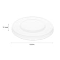 114.6mm Compostable Fiber Paper Flat lid for 12-16 oz Paper Food Container & 24-32 oz Gourmet Food Container