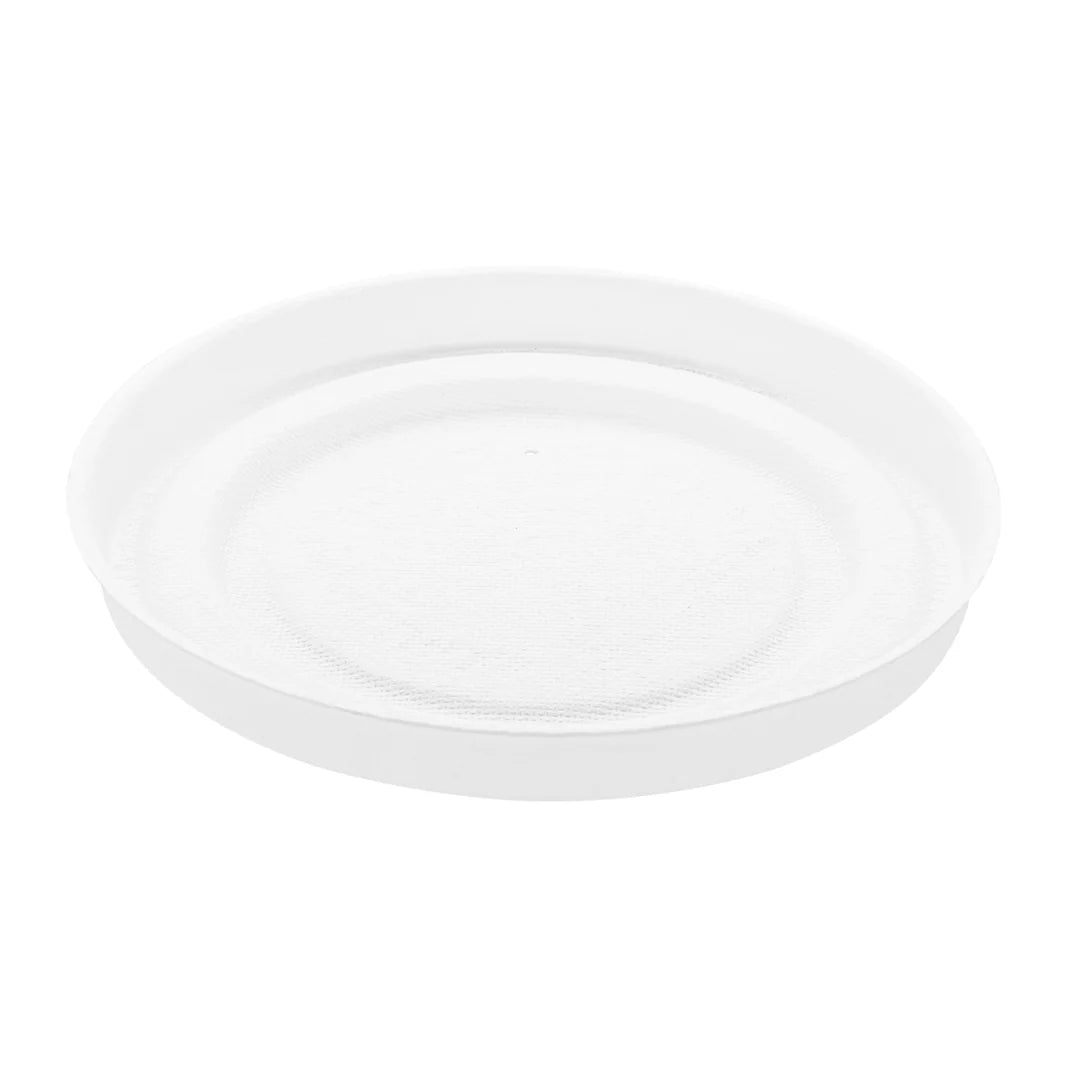 90.8mm Compostable Fiber Paper Flat lid for 6-10oz Paper Food Container