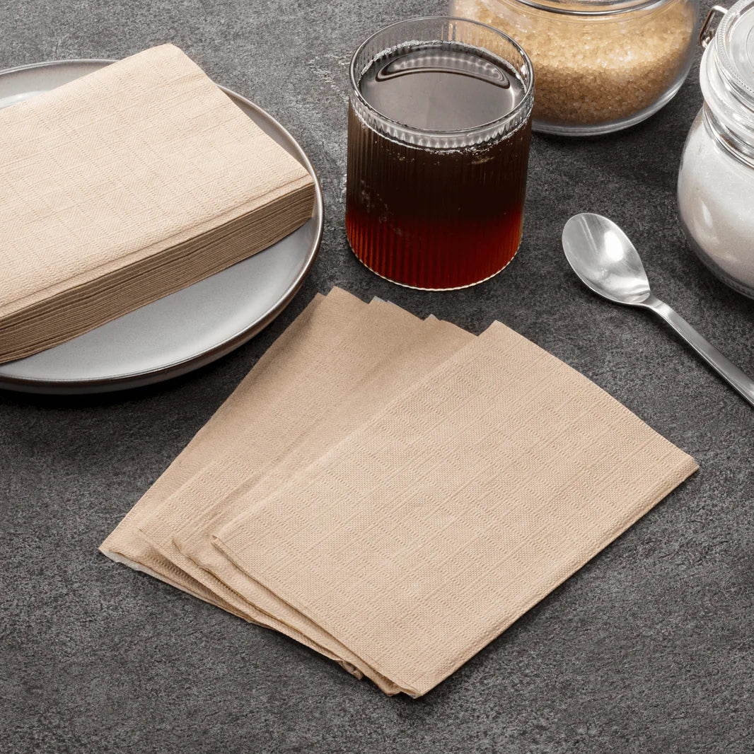 8"x6.5" Interfold Dispense Napkins, Kraft