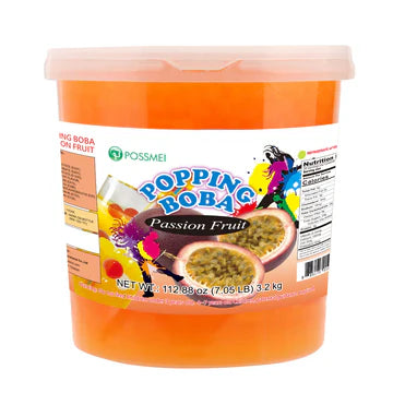 Passion Fruit Popping Boba