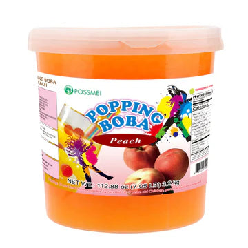 Peach Popping Boba