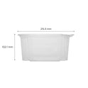 64oz PET Tamper Resistant Deli Container with Flat Lid