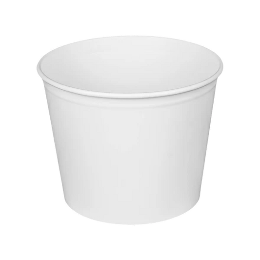 85oz Food Bucket, White