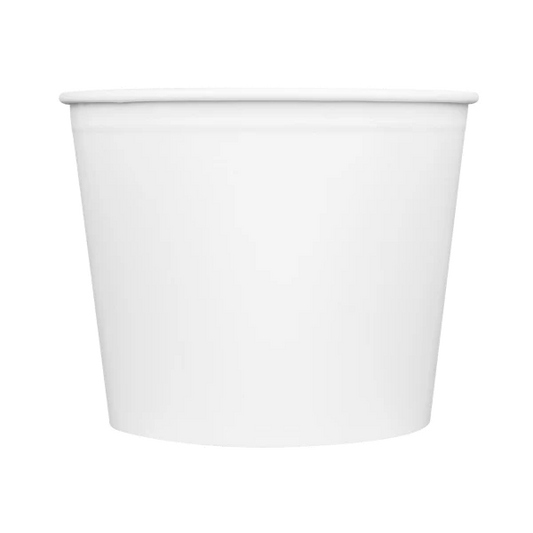 85oz Food Bucket, White