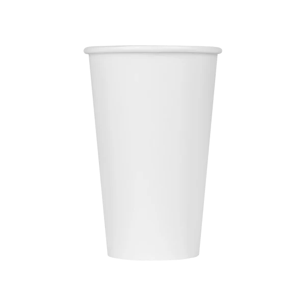 90mm 16oz Paper Hot Cup, White