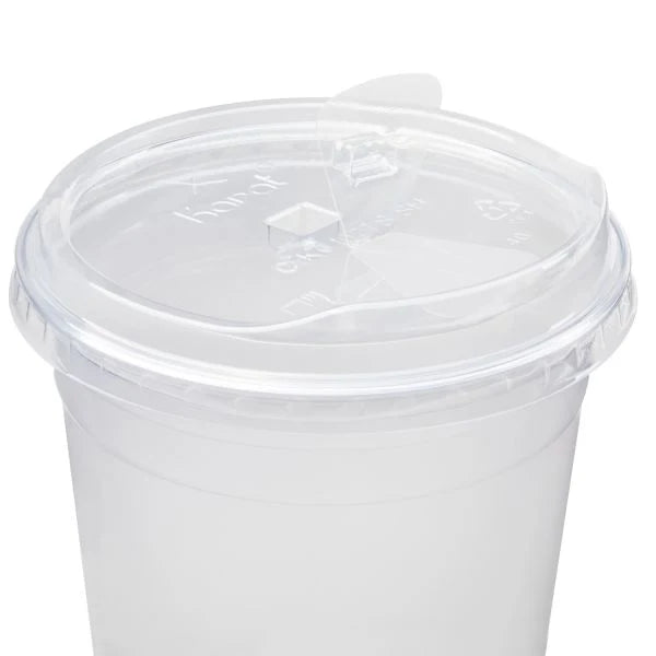 107mm Strawless Sipper Lid for 32oz PET Platic Cup