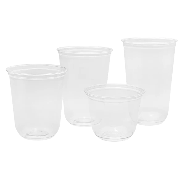 98mm 12oz PET Clear Cup, U-Shape