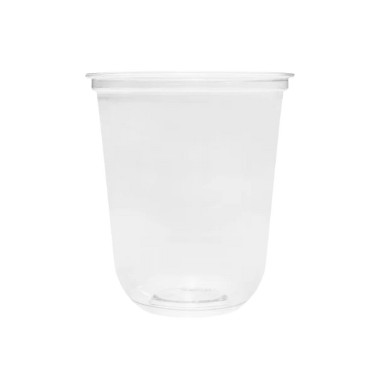 98mm 16oz PET Clear Cup, U-Shape