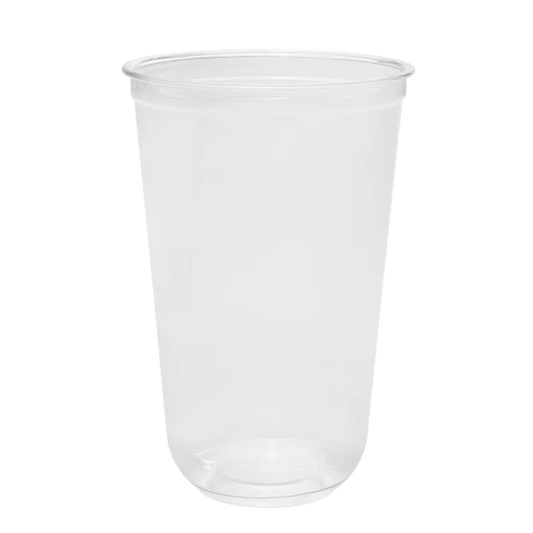 98mm 24oz PET Clear Cup, U-Shape