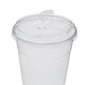 98mm Strawless Sipper Lid for 12-24oz PET Plastic Cup