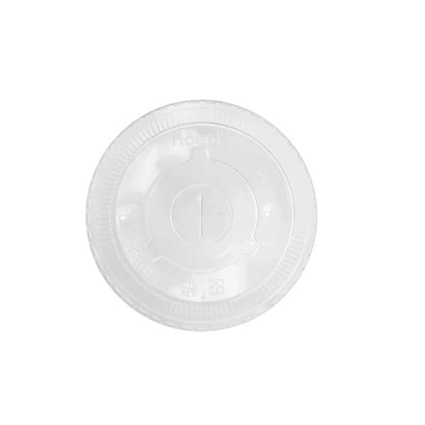 104.5mm PET Plastic Flat Lids