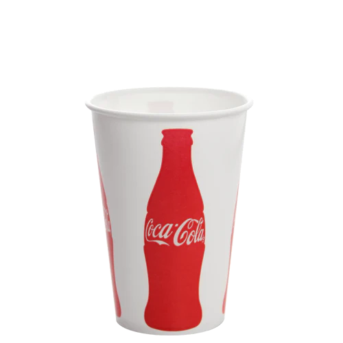 90mm 16oz Paper Cold Cups, Coca Cola Print