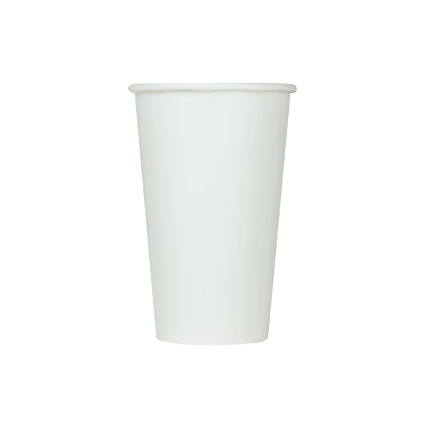 90mm 16oz Paper Cold Cup, White