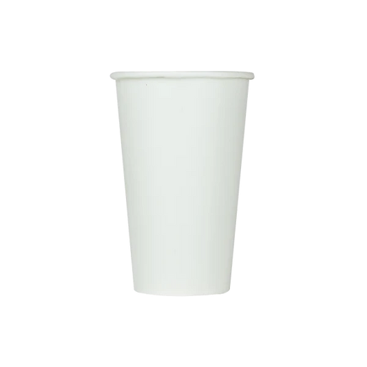 90mm 16oz Paper Cold Cup, White