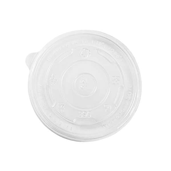 12oz PP Plastic Food Container Flat Lids (100mm)