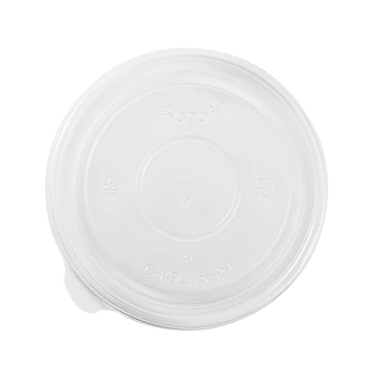 32 oz PP Plastic Food Container Flat Lids (115mm)