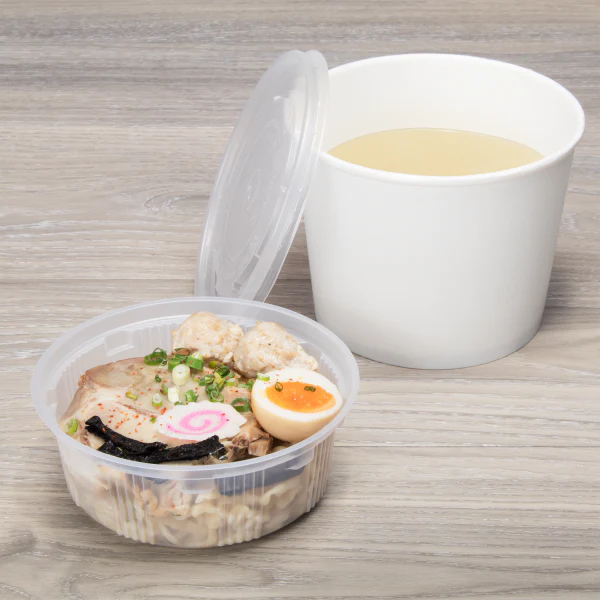 18oz PP Plastic Insert for 24-32oz Paper Food Container (139mm)