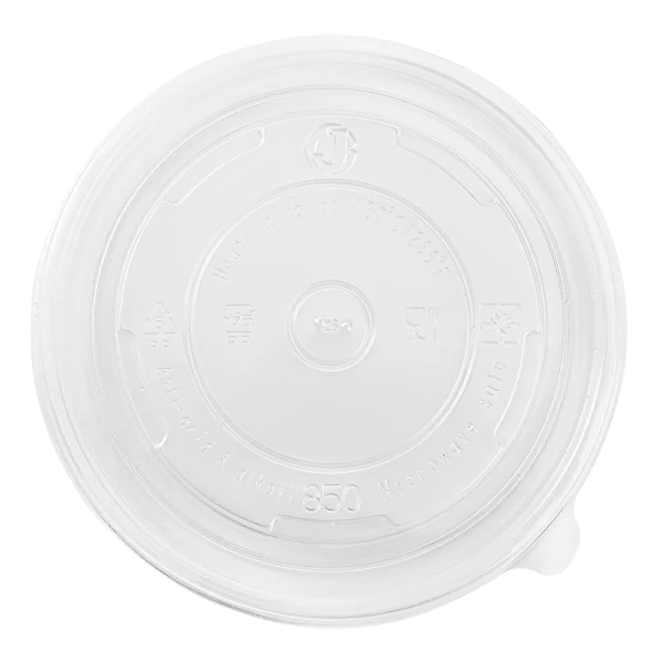 24-32oz PP Plastic Food Container Flat Lid (142mm)