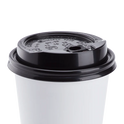 90mm Enclosure Lid for 10-24 Hot Cups, Black