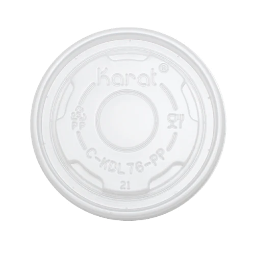 4oz PP Plastic Food Container Flat Lids (76mm)