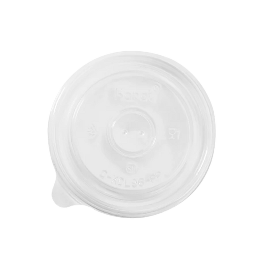 96mm PP Flat Lids for 6/10oz Paper and Gourmet Food Container