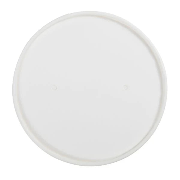 96mm Paper Lid for 6-16oz Gourmet Paper Cold/Hot food Container