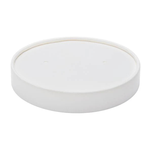 96mm Paper Lid for 6-16oz Gourmet Paper Cold/Hot food Container