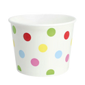 16oz Food Containers (112mm), Dots Print