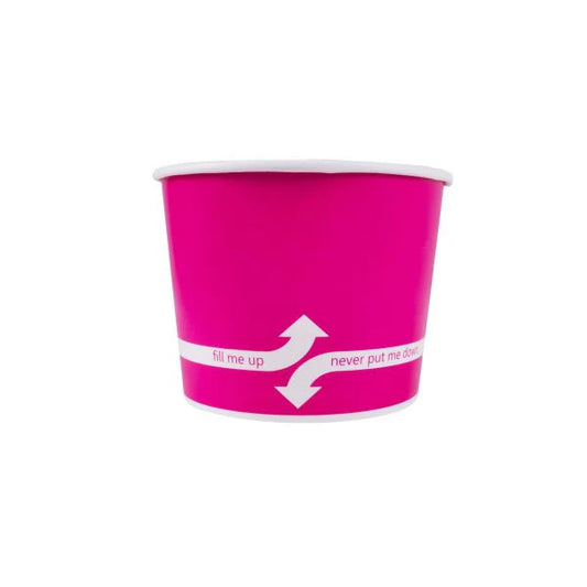 16oz Food Containers (112mm), Pink