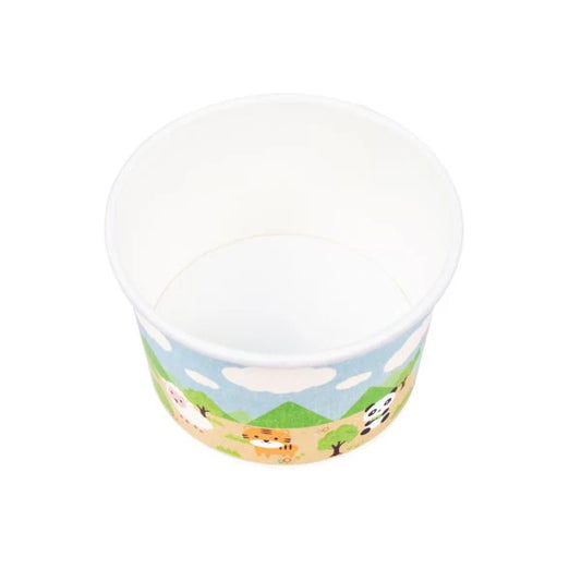 4oz Food Containers (76mm), Safari Print