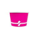 8oz Food Containers (95mm), Pink