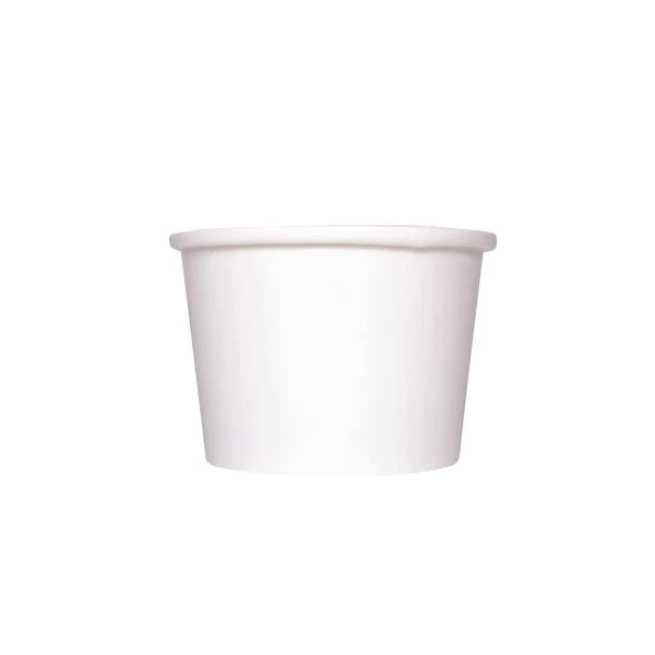 8oz Food Container (95mm), White